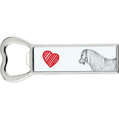 Apribottiglie Shetland Pony - Apribottiglie a forma di cavallo, apri frigo personalizzato, regalo unico per uomo di Art-Dog (1/5)