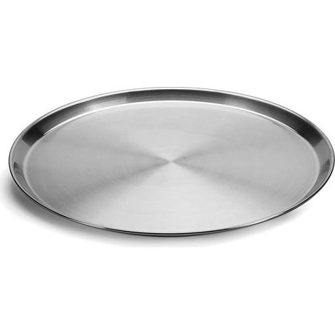 1 Plateau De Rond En Acier Inoxydable, Finition Miroir, Diamètre 36 Cm, Pour Restaurant Bar Et Maison (1/5)