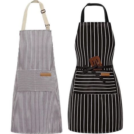 Grembiule da cucina in due pezzi, grembiule professionale per cucinare, grembiule per catering, grembiule per vasaio, grembiule per barbecue, grembiule da imbianchino, grembiule da falegname per uomo (1/5)