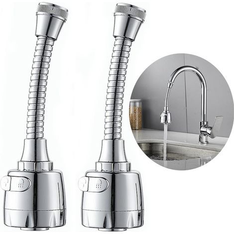 Pcs 360° Rotating Faucet Adapter Water Saving Filter Nozzle Faucet Filter Adapter Adjustable Shower Head Filter Sprayer Water Saving Kitchen Faucet Head Extension (1/5)
