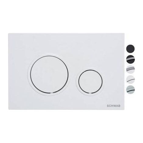 PLAQUE DOUBLE ÉCHAPPEMENT VELA Dimensions : Anneau blanc chromé brillant