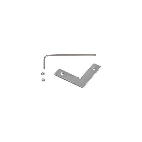 EVN Eckverbinder f.Alu-Profile 90Gr APHV90 Aluminium eloxiert (1/2)