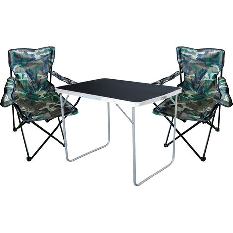 3-tlg Campingsessel Camouflage + Campingtisch-MMC330871B+2xMPO2469 (1/4)