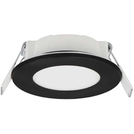LED Einbauleuchte Deckenlampe Einbauspot Schwarz Dimmbar Farbwahl H 2,9 cm (1/5)