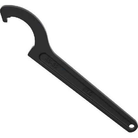 Clé en croix réglable à filetage moleté pour écrous moletés, tailles de 45 à 52 mm, épaisseur de la tête 7,8 mm, clé plate