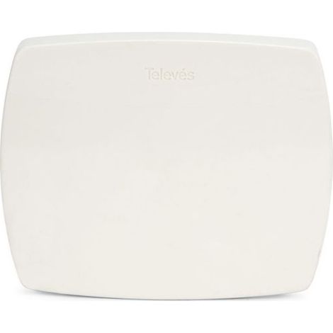 Tapa plástico distribución blanco Televes (1/2)