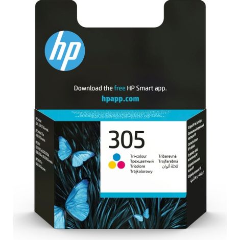 Cartuccia d'inchiostro HP 305 a colori (3YM60AE), CMY (1/5)