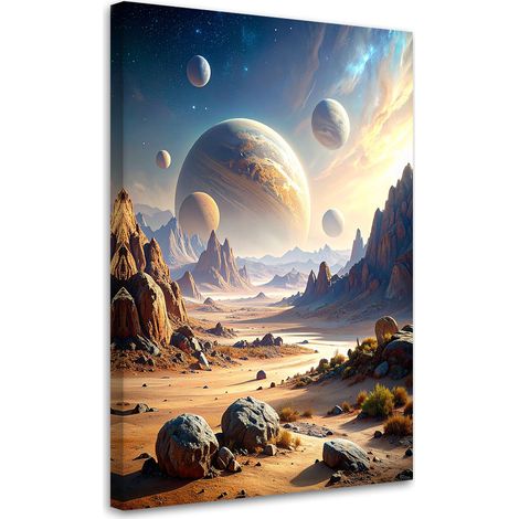Bilder Planeten Weltraum Berge Natur 20x30 (1/5)
