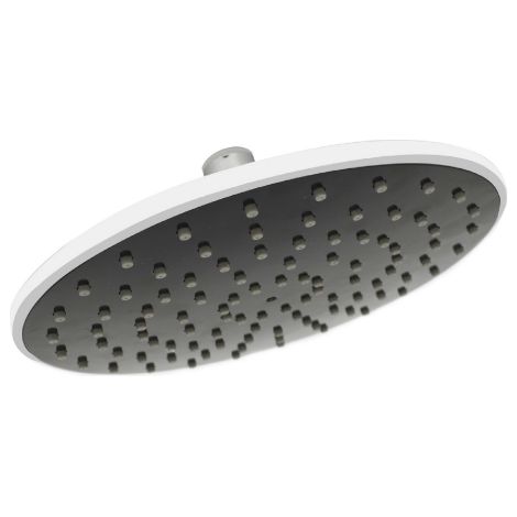 Pommeau de douche Dianhydro noir avec fonction e'conomie d'eau jet unique   20 cm avec syste'me anticalcaire accessoires de douche salle de bain Nero