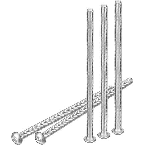 Vis à Tête Cylindrique à Six Pans M5-0,8x100mm Acier Inox 304 10pcs (1/5)