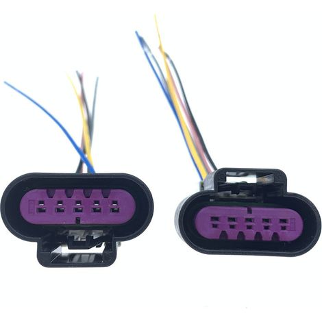 Compatible with the Buick Regal taillight connector, rear light assembly connector, and rear brake light wiring harness connector -- JB1355-5P