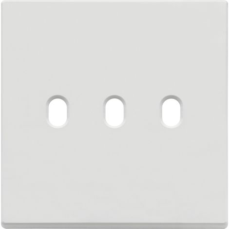 VIMAR - 22675.3.01 Plaque d'immatriculation 3Mx3 BS Blanc mat vintage