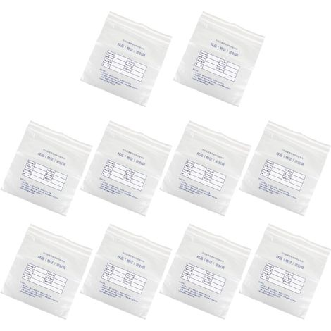 Transparent Banktaschen au Kunststoff mit Selbstklebeband 10