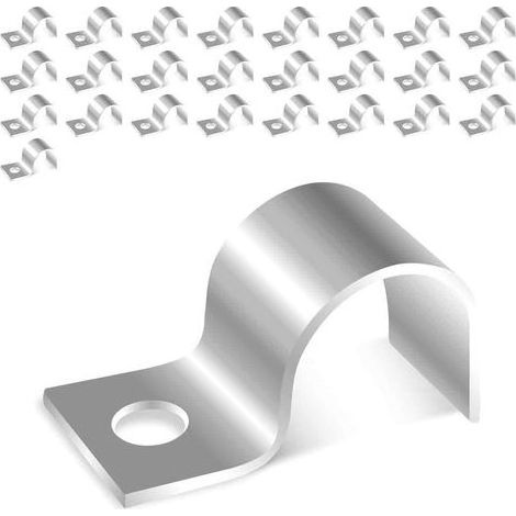 Starre Zaunbefestigungen – 12 mm – Edelstahl 304 – Für Wände und Pfosten – Für Kabel und Drähte – 25er-Packung (1/5)