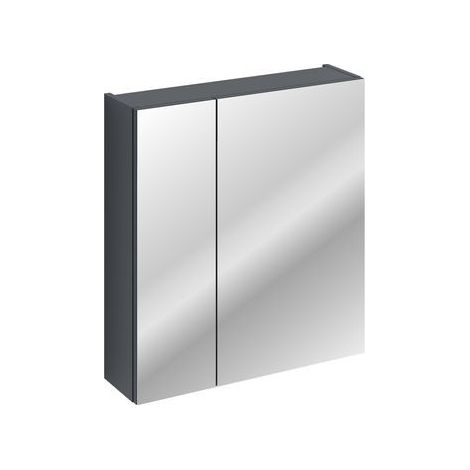 Cabinet miroir Rosario Deep blue - Bleu indigo - H 65 x L 60 x P 17 cm - Livraison gratuite