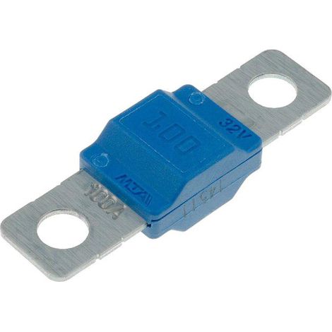 Fusible 100A 40mm Fixation vis M5 MIDIVAL x2