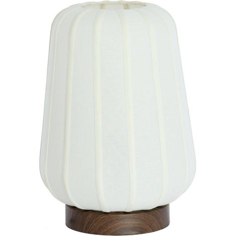 Light & Living - lampe de table - Bibury - blanc - textile -