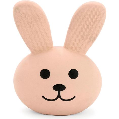Gioco per cani coniglietto rosa 6,8 cm