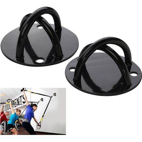 2 Deckenleuchte Wandhalterung Anker für Hängeregister Gurt Krafttraining Gym Yoga Halterung Olympischen Ringe Swing Hängematte (1/5)