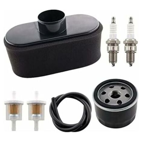 Air Filter Assembly with Oil Pre-Filter and Spark Plug for Kawasaki FR651V FR691V FR730V FS481V FS541V FS600V FS651V FS691V FS730V 4-Stroke Engine. MUMU