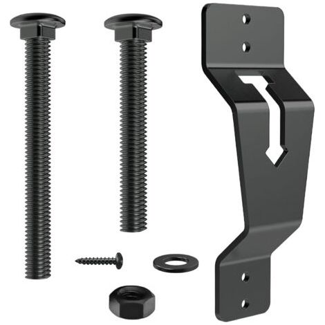 Support mural facile à installer pour roue de secours de remorque - Accessoire utilitaire ABS (1/5)