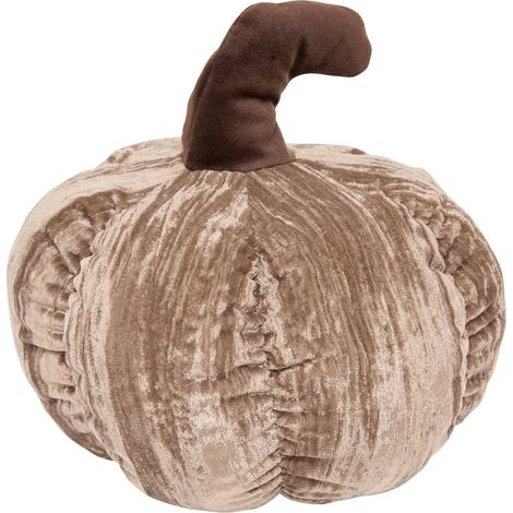 Rundes Herbst-Kissen in Kürbisform, 22 x 22 cm - (1/5)