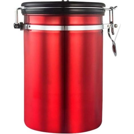 Contenitore ermetico in acciaio inox per conservare tè, caffè e spezie contenitore ermetico per cereali e polveri aromatiche - Crezuo