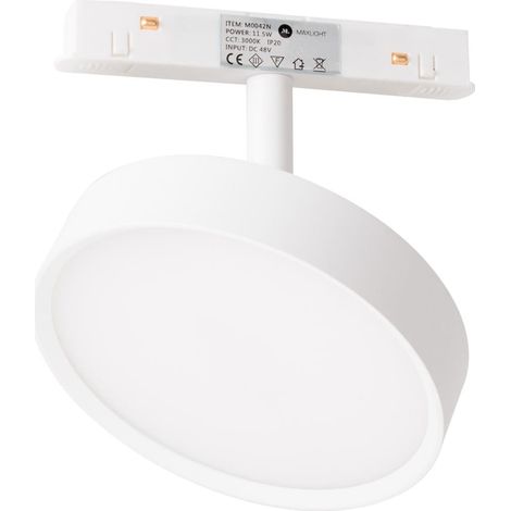 Faretto magnetico Zigbee bianco 12W 855lm CCT Maxlight (1/4)