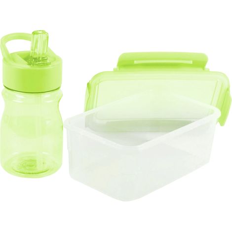 Lunchboxen-Set Chill Brotdose mit Trinkflasche Kunststoff 100% BPA-frei