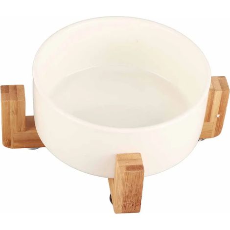 Pot de fleurs avec support en bois dcoration intrieure R (1/5)