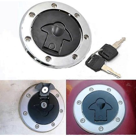 51049-1091 Tankdeckel mit 2 Schlüsseln für Kawasaki KLE250 Anhelo KLE400 KLE500 ZR250 BALIUS KLE ZR 250 400 500 ZX1100 EX500-- (1/5)