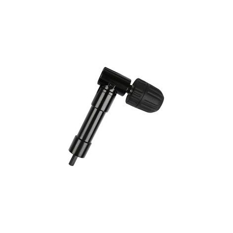 Mandrin à Angle Droit 90° AutoSerrant, Mandrin Coude de Perceuse à Dégagement Rapide Embout Visseuse Renvoi d'angle Adaptateur de Foret de Mandrin Renvoi d'angle Droit pour Perceuse