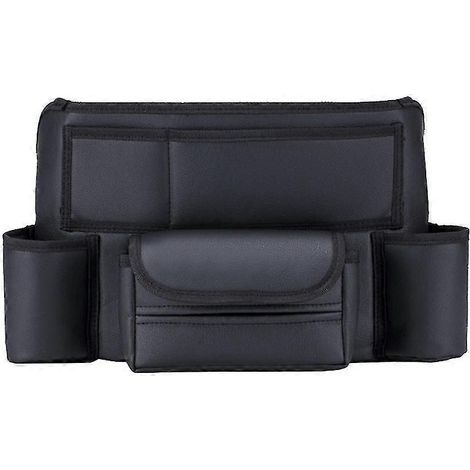 Poche de rangement pour voiture entre les sièges avec porte-gobelet, porte-mouchoirs, poche multifonction pour voiture, sac à main (1/4)