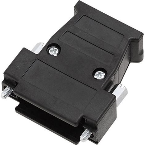 encitech D3PK09-P-SJS-K 1260-0101-01 D-SUB Gehäuse Polzahl: 9 Kunststoff 180 ° Schwarz 1 St.