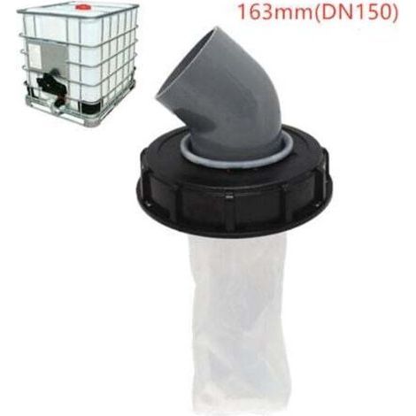 ALLIANDISC IBC-Containerdeckel mit waschbarem Nylonfilter für 1000-Liter-IBC-Regenwassersammeltanks, IBC-Containerdeckelfilter, IBC-Containerzubehör, Filter (1/5)