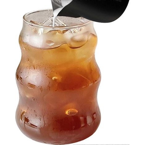 Gobelet Generico 530 ml style ondulé vintage idéal pour café froid sodas jus de fruits thé au lait et autres boissons (1/5)