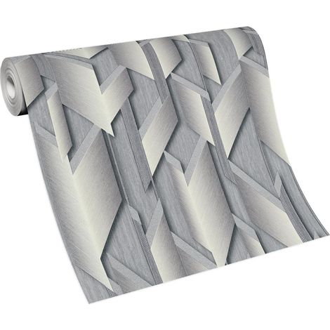 Papier peint uni blanc crème chambre adulte Tapisserie blanche salon et bureau Papier peint intissé unicolore couloir & salon (1/5)