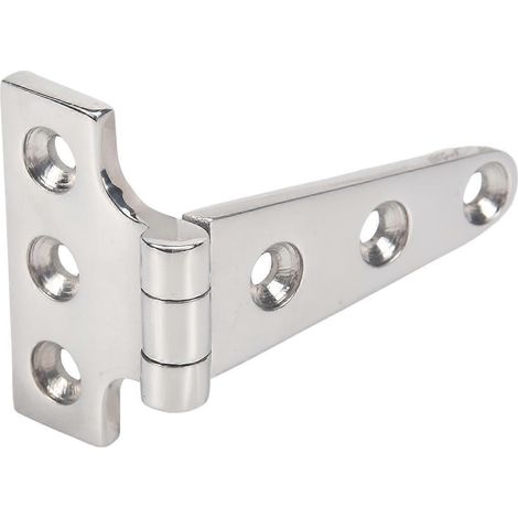 Charnières en T robustes en acier inoxydable 316, qualité marine, charnières moulées, pour porte, trappe, bateau (1/5)