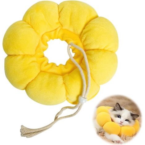 Collier de protection pour chat - Tournesol mignon - Collier pour chat - Collier de protection pour chat - SS (1/5)