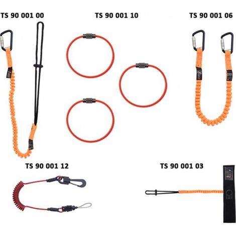KRATOS SAFETY - Ensemble d'accessoires porte-outils (7 pièces)