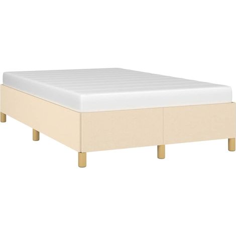 Giroletto senza Materasso Crema 120x200 cm Tessuto vidaXL (1/4)