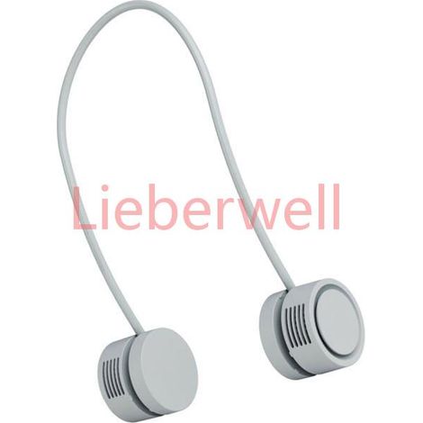 AIMOONSA Ventilateur de cou rechargeable portable , Mini suspendu, vert clair (1/5)