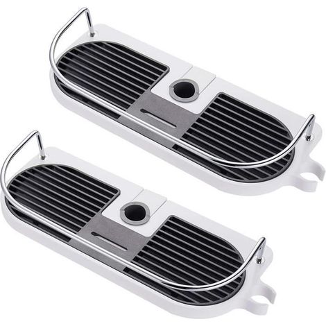 Étagère de Salle de Bain pour Douche pour Tringle de Douche Sans Perçage Bac a Douche Avec Boucle pour Support de Pomme de Douche (1/4)