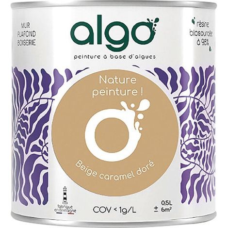 Pintura ecológica 0.5 L Beige Caramelo Dorado - Algo