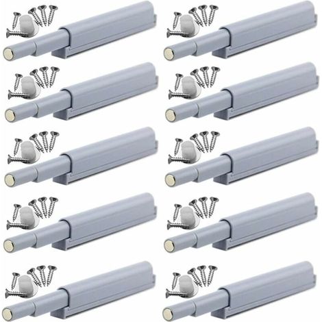 Push-to-open-Magnetverschlüsse Magnetische Push-open-Verschlüsse öffnen und schließen die Tür mit einem einfachen Druck (10 Stück)
