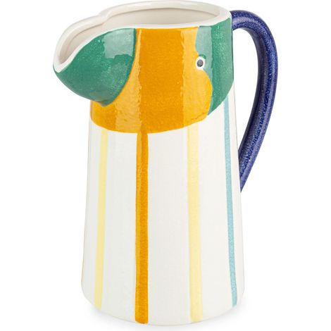 Vaso Wiki caraffa pappagallo 18,5x11,6x20,8 h aus keramischem Gres