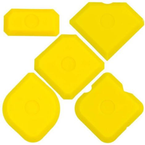 Lot de 5 pièces pour le lissage des joints, grattoirs pour joints en silicone et acrylique pzcc (1/3)