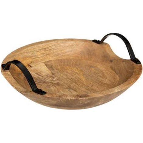Coupelle Déco en Bois "Wild" 29cm Naturel (1/2)