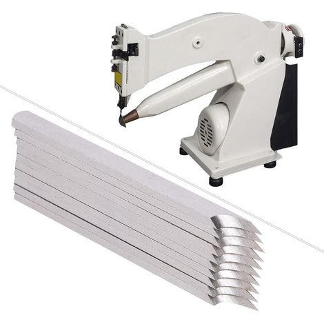 10 Lames Droites pour Affûteur de Bord Interne, Accessoires Machine à Coudre Cuir et Chaussures (1/4)