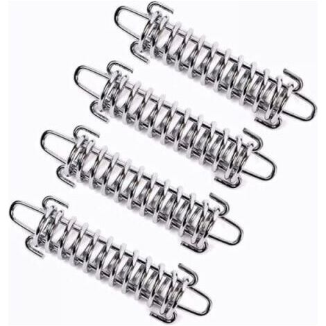 Lot de 4 ressorts de voile d'ombrage, ressorts de tension de voile d'ombrage, ressorts de tension de tente de camping, verrou de cordon de ressort de tente (1/5)